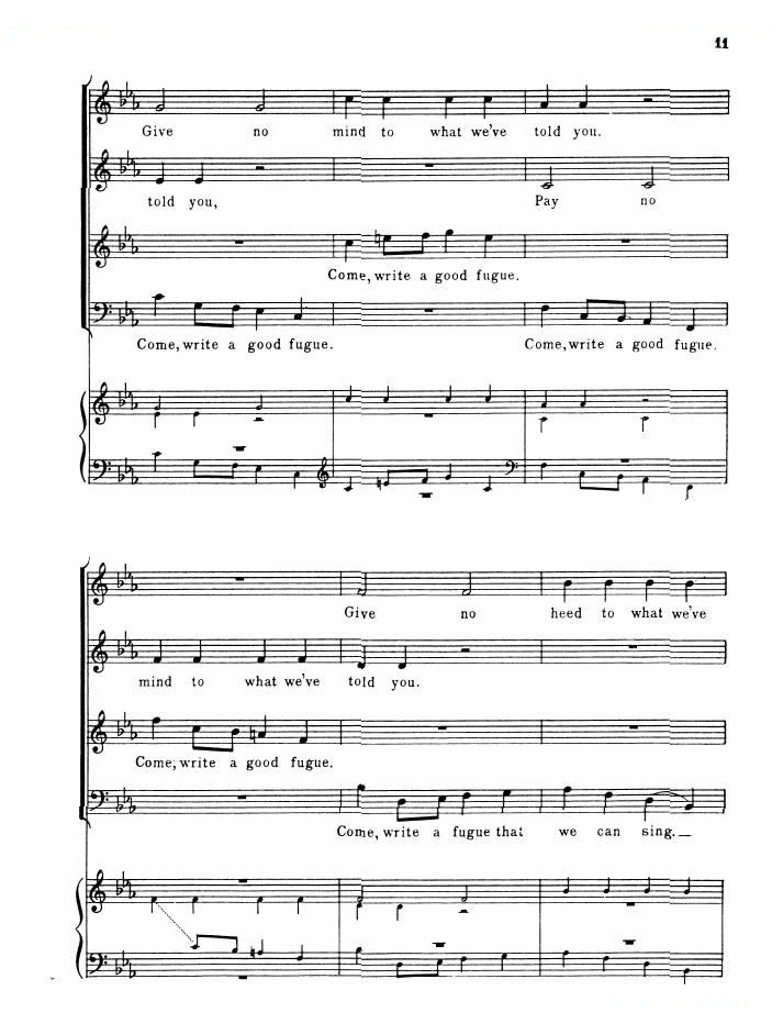 Gould, Glenn So you want to write a fugue