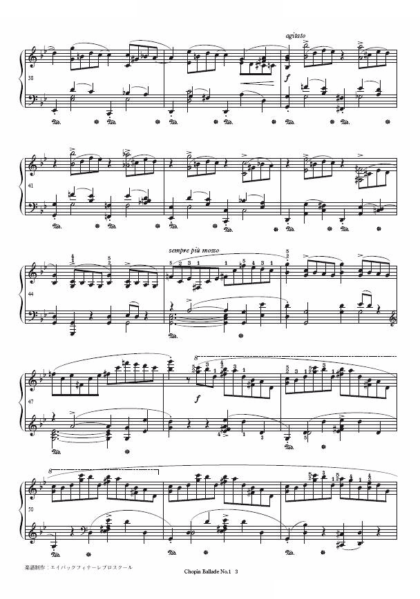 第一叙事曲-Ballade No.1