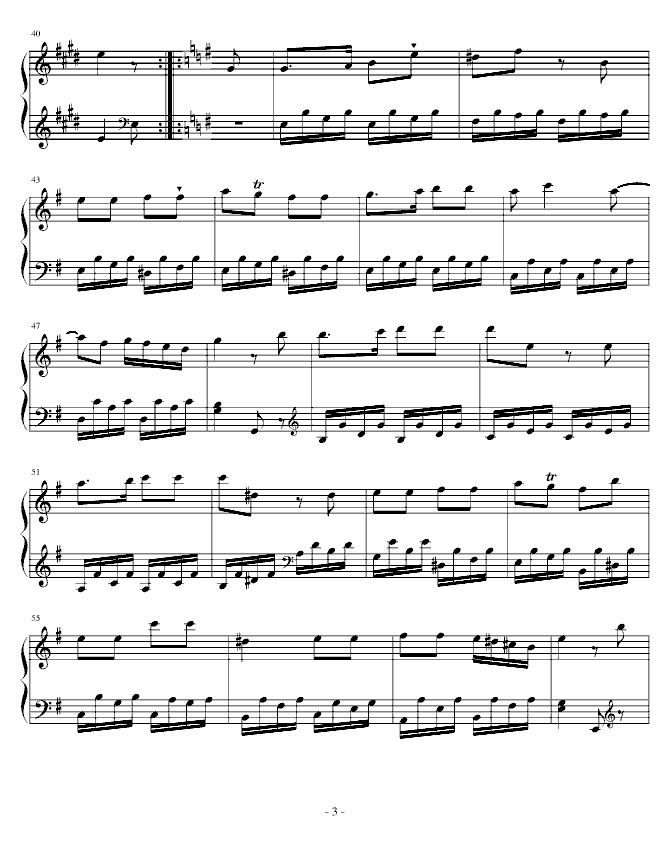 海顿钢琴奏鸣曲34-（终乐章）
