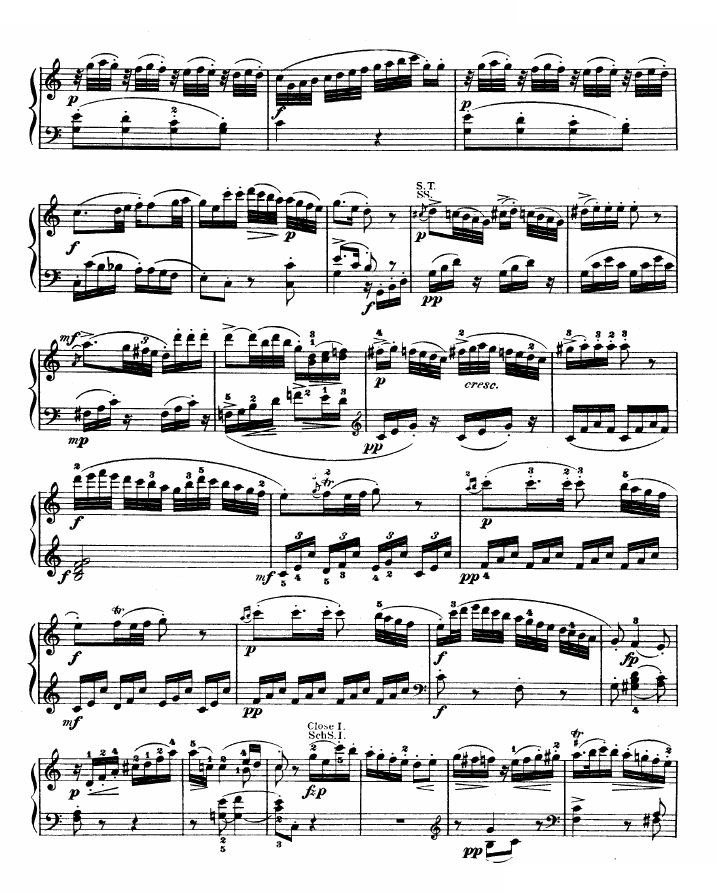 钢琴奏鸣曲 kv330