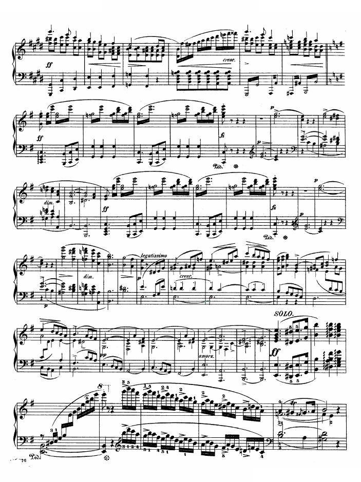 钢琴第一协奏曲 op.11-1