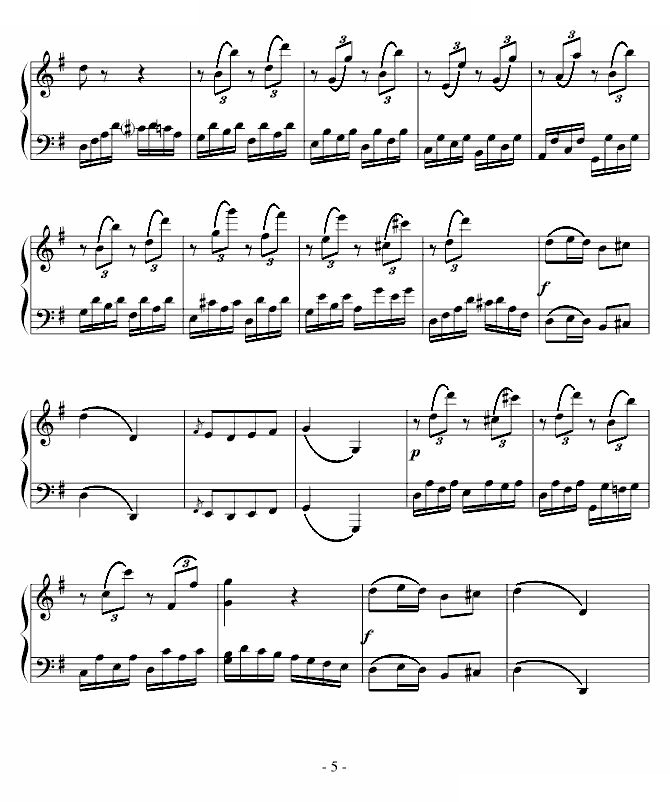 贝多芬第二十五钢琴奏鸣曲