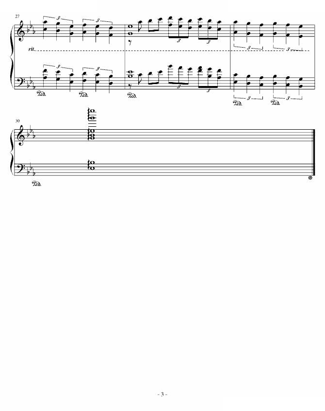 相遇_Eb 大调版