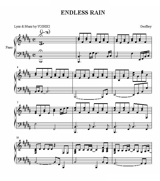 ENDLESS RAIN
