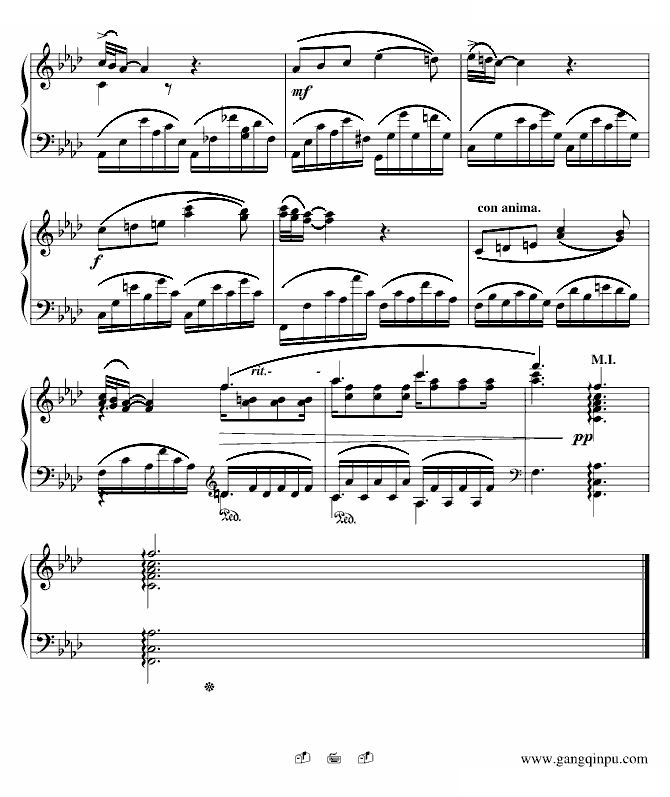 夜曲-法雅钢琴小品