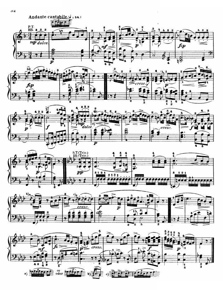 钢琴奏鸣曲 kv330