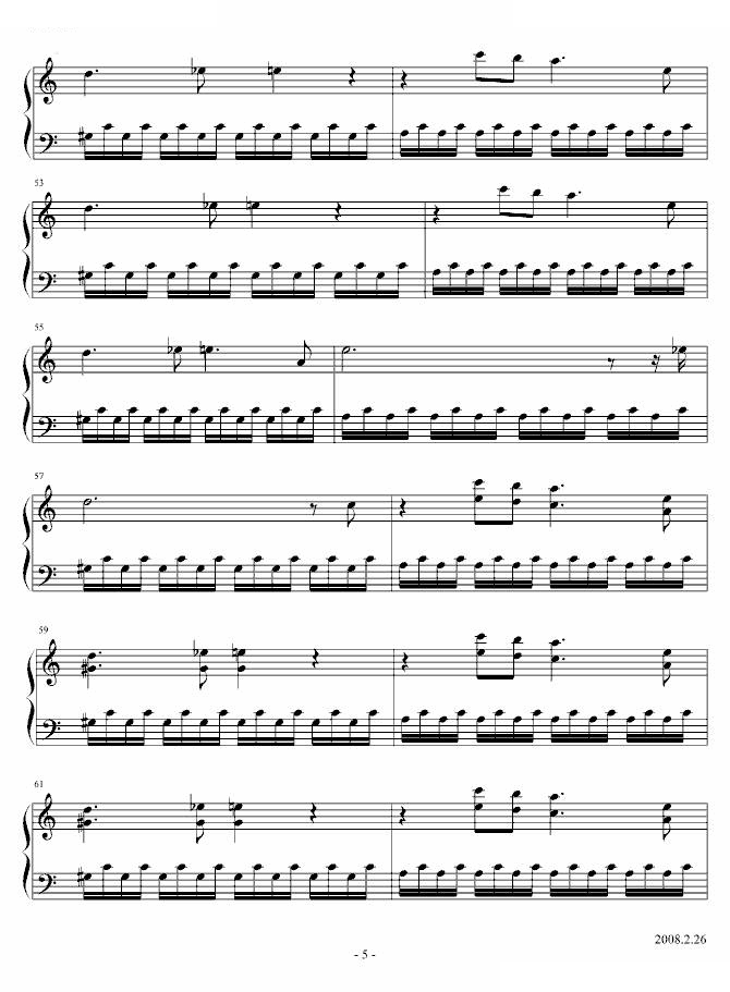 NBA 钢琴插曲＜＜Ｅｖｅｒｄａｙ＞＞