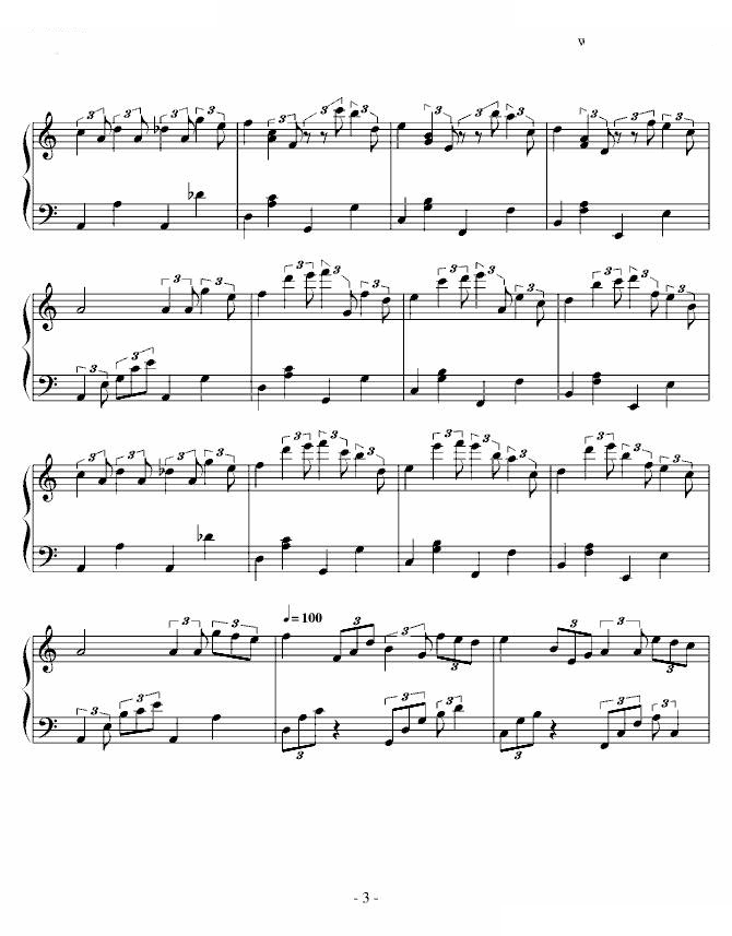 夜的钢琴曲-隐形的思念【石进】