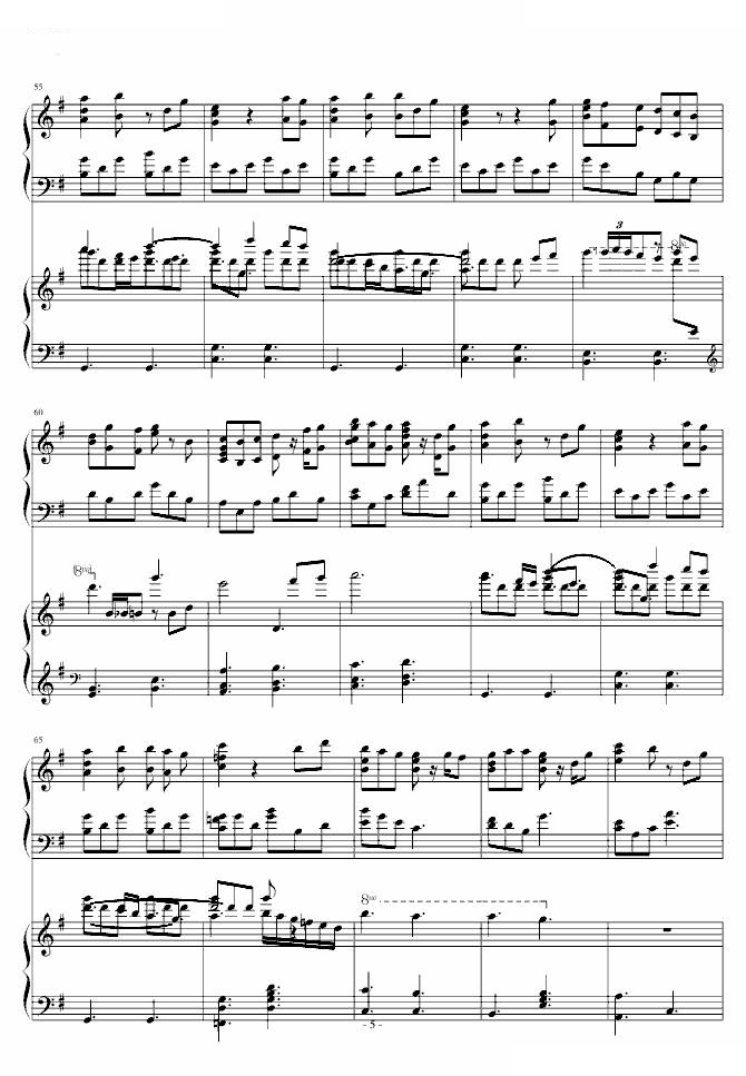 迪士尼【小美人鱼2】歌曲for a moment钢琴完整版