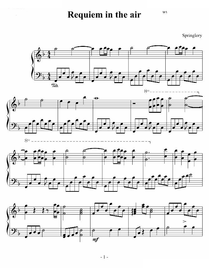 Requiem in the air