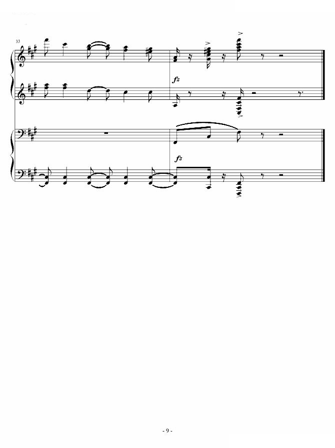 四小天鹅舞曲四手联弹