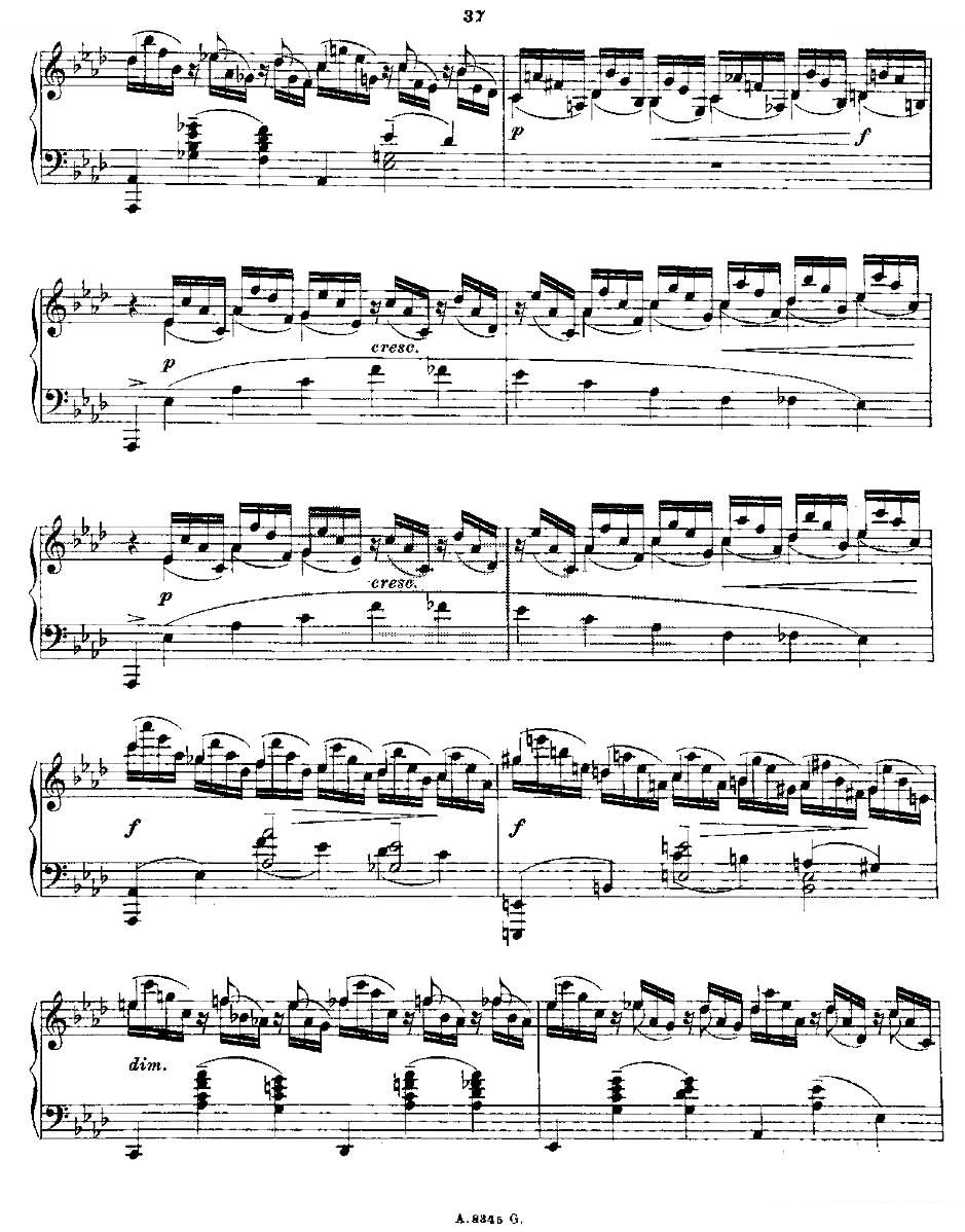 10首前奏曲之八（Rachmaninoff 10 Preludes, Op.23）
