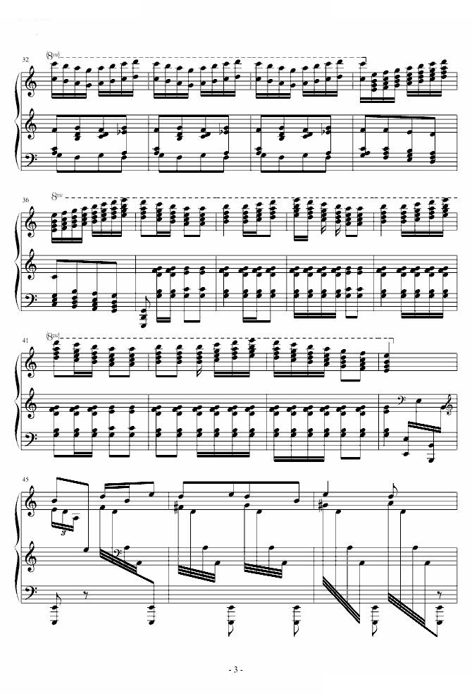 彼得鲁什卡的俄罗斯舞曲 号称最难的钢琴曲之一