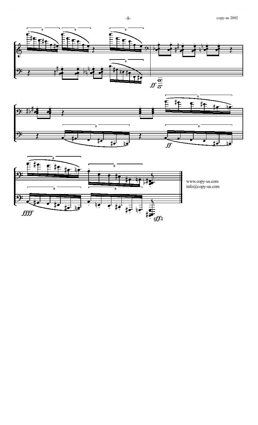Heiner Frost Toccata for piano