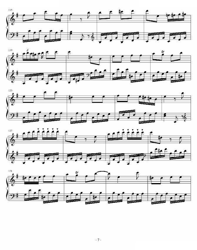 海顿钢琴奏鸣曲34-（终乐章）