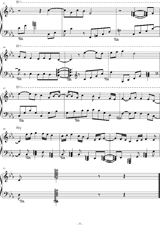 未名钢琴曲