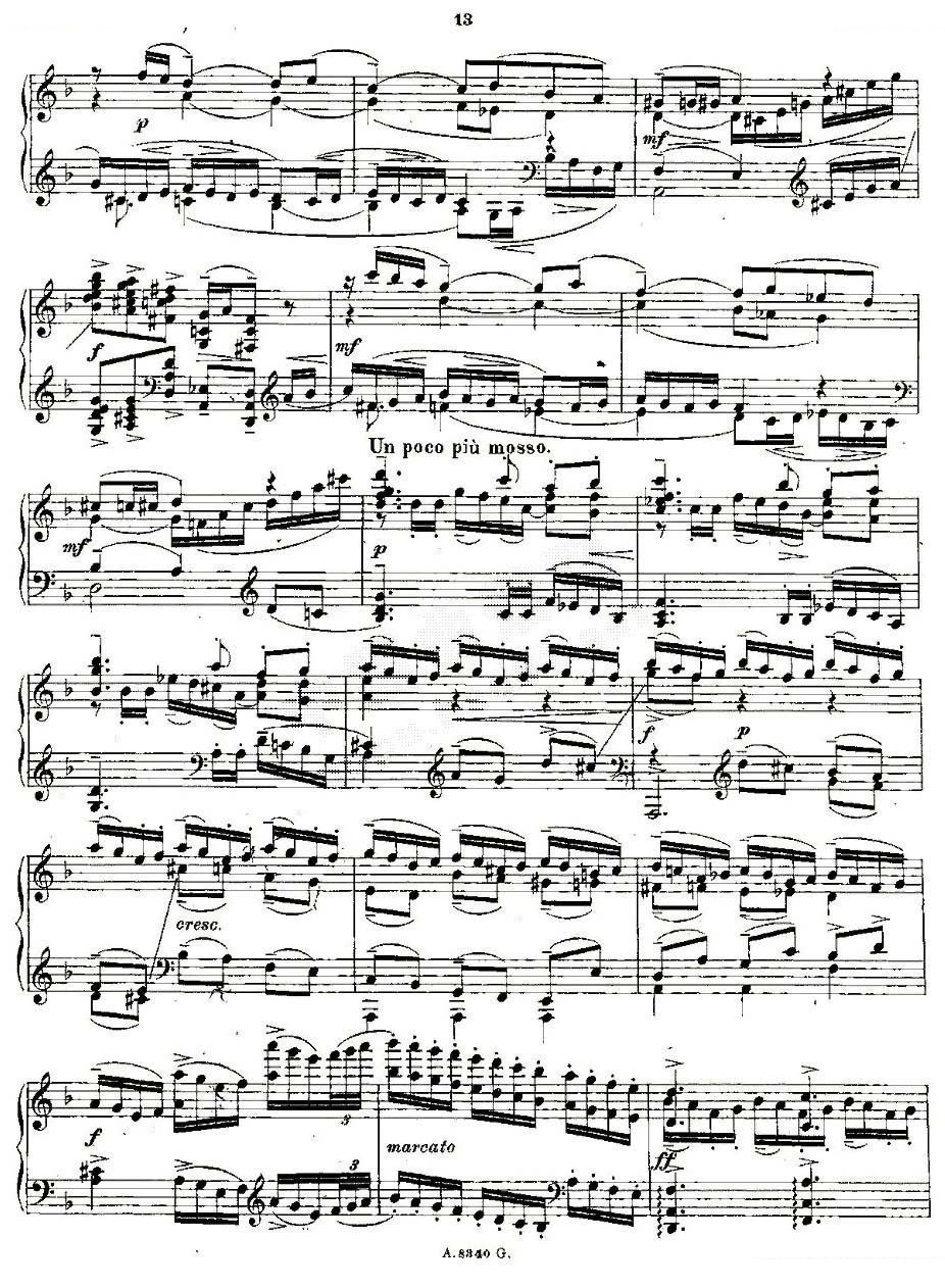 10首前奏曲之三（Rachmaninoff10 Preludes Op.23）