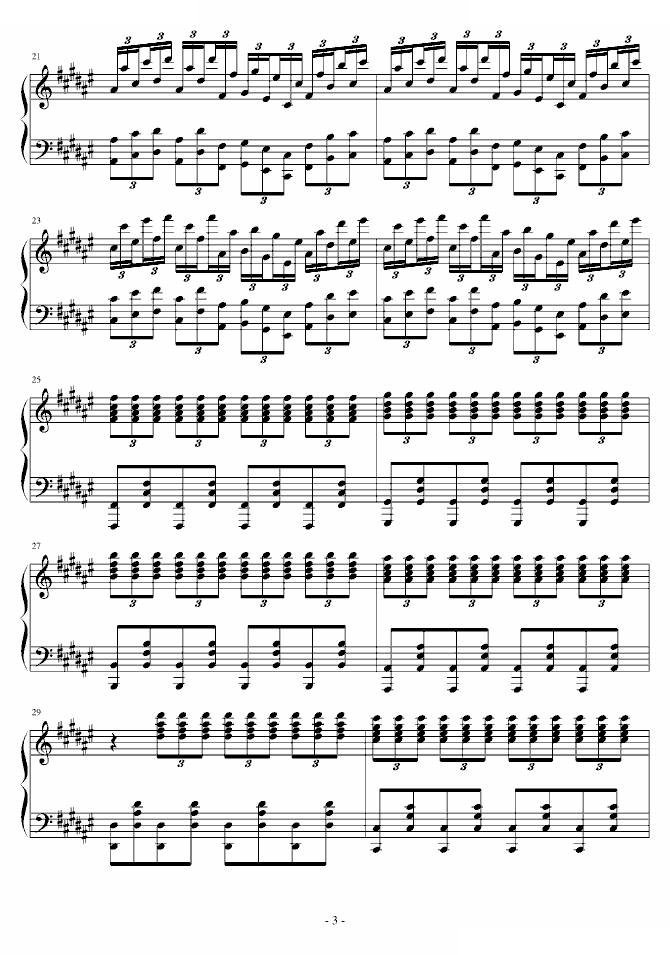 让你没手练习曲