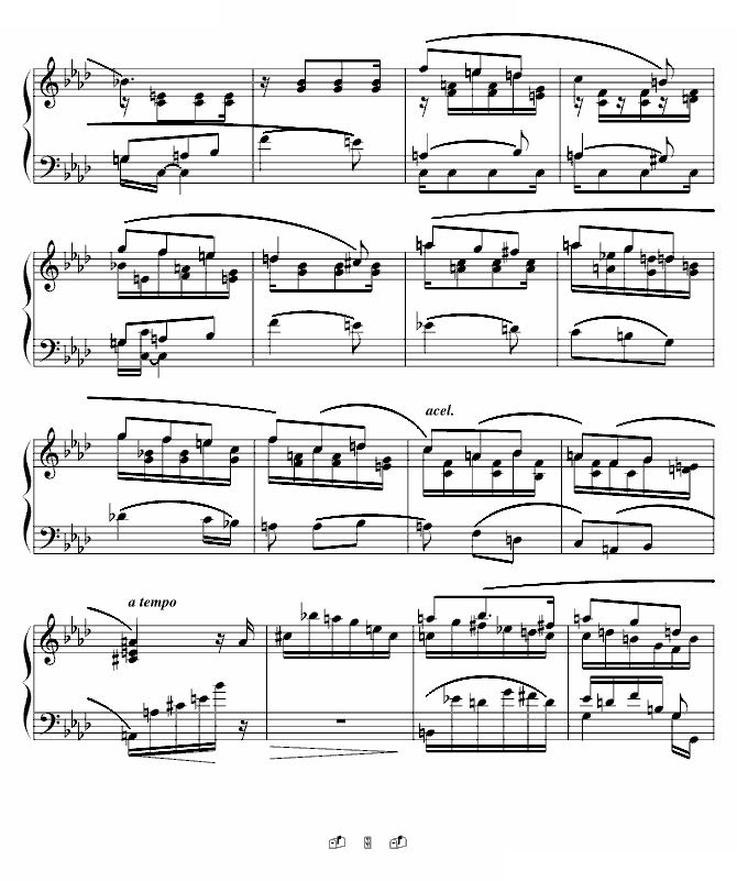 夜曲-法雅钢琴小品