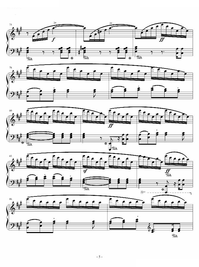 门德尔松 无言歌Op.19No.3