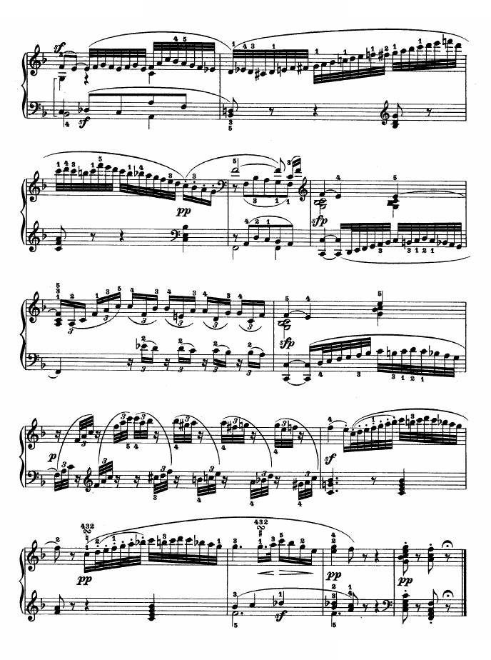 f小调第一钢琴奏鸣曲