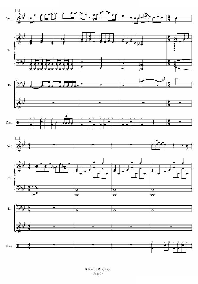 Bohemian Rhapsody-波西米亚狂想曲