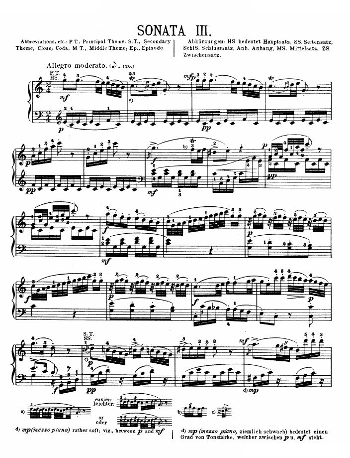 钢琴奏鸣曲 kv330