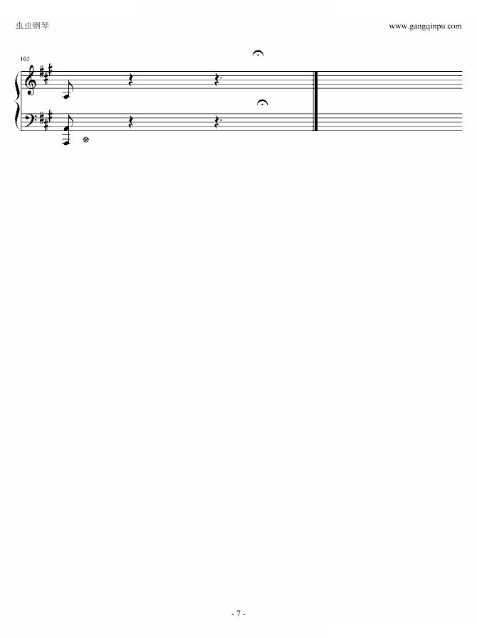 门德尔松 无言歌Op.19No.3