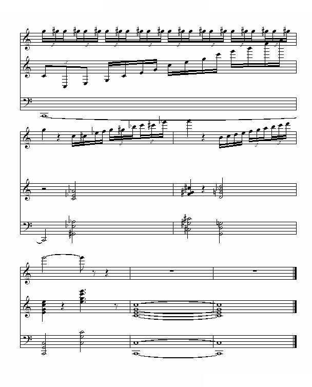 Study For Three Hands