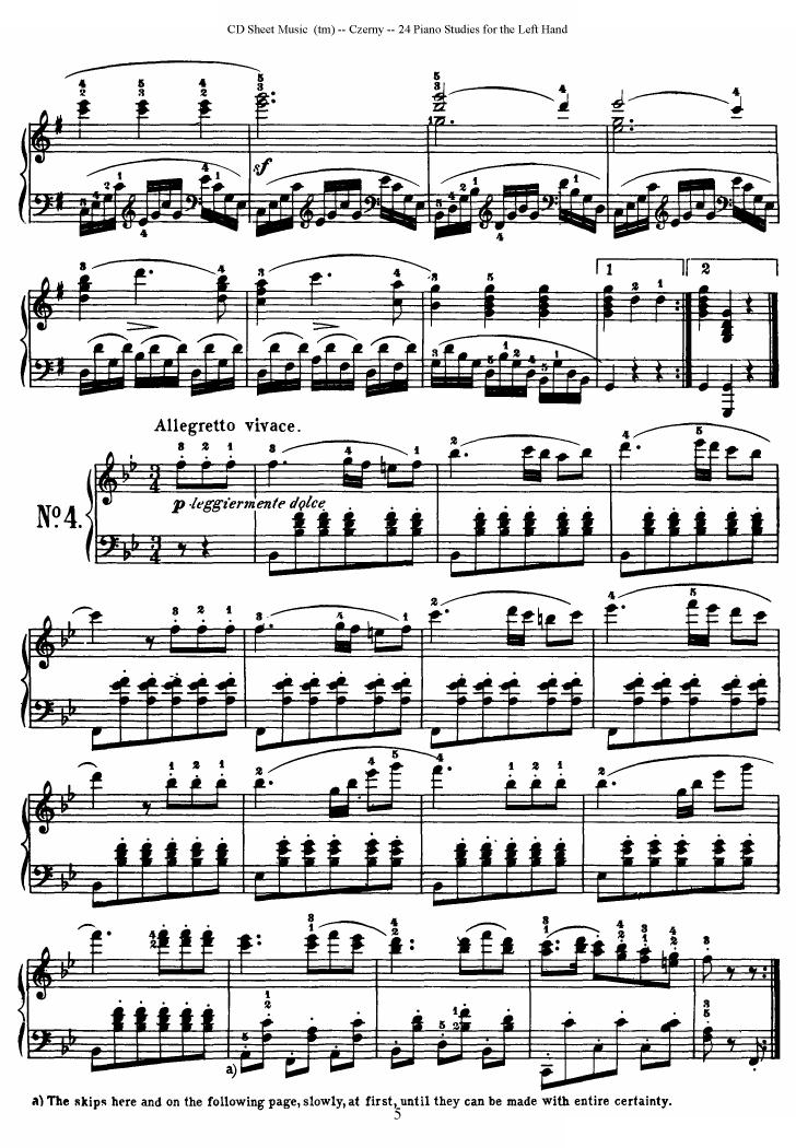 Left Hand Etudes