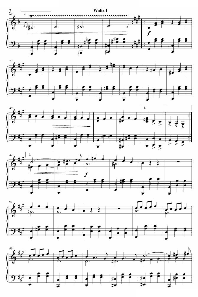 即兴圆舞曲1号