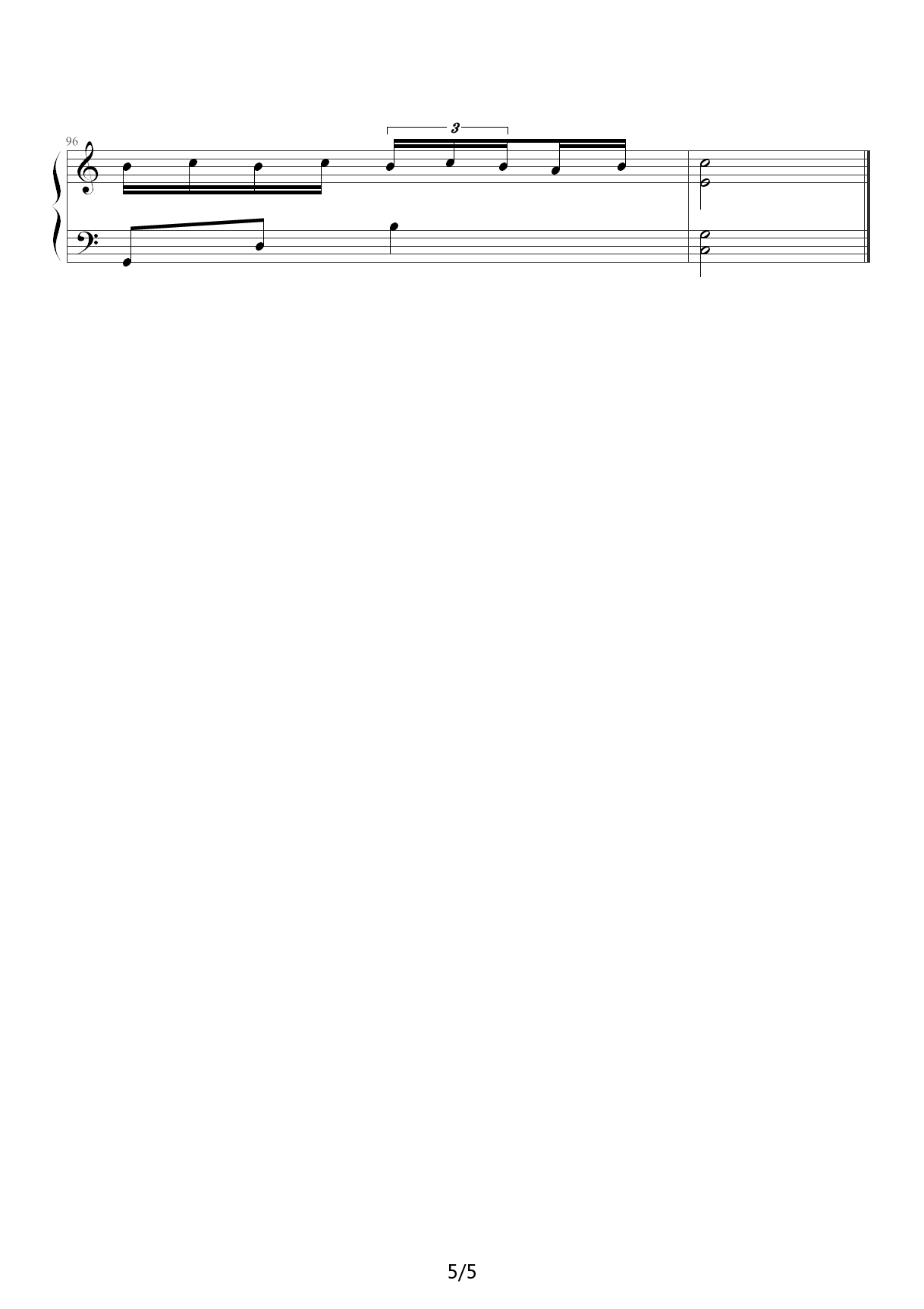 我的卡农变奏曲 C调