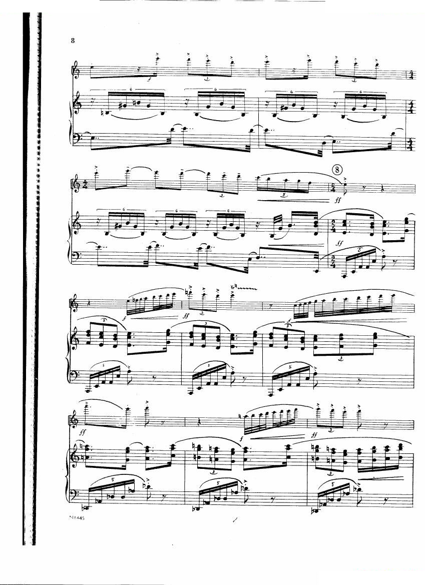 Burton, E Flute sonatina score