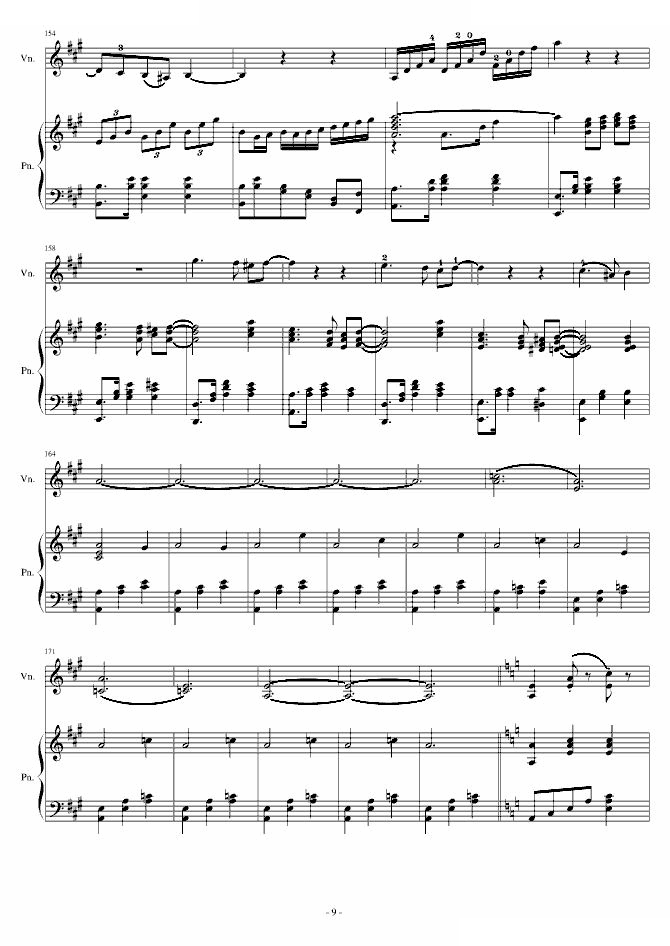 H14-A小调舞曲（For Piano And Violin）