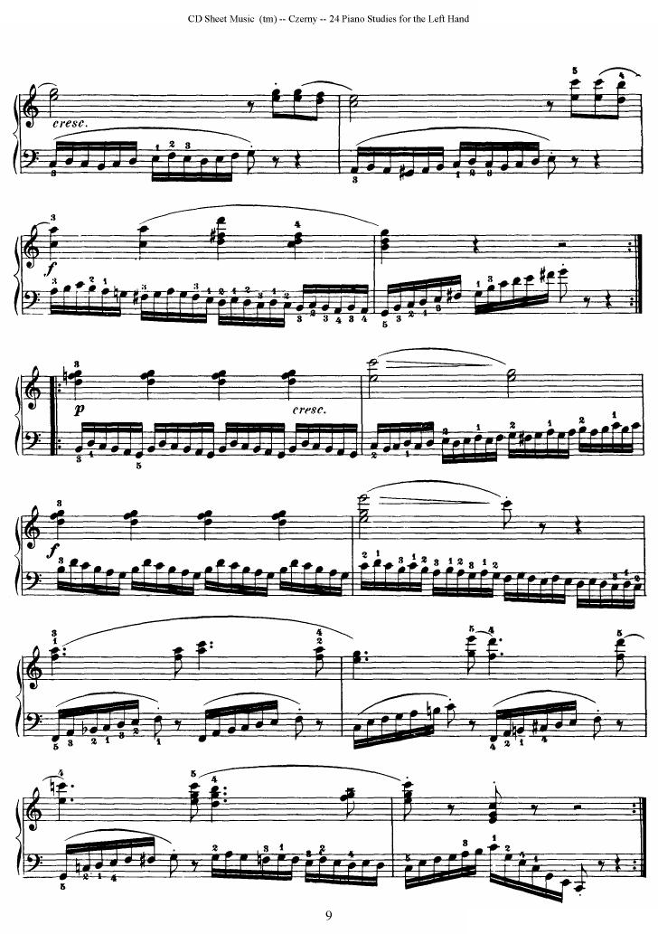 Left Hand Etudes