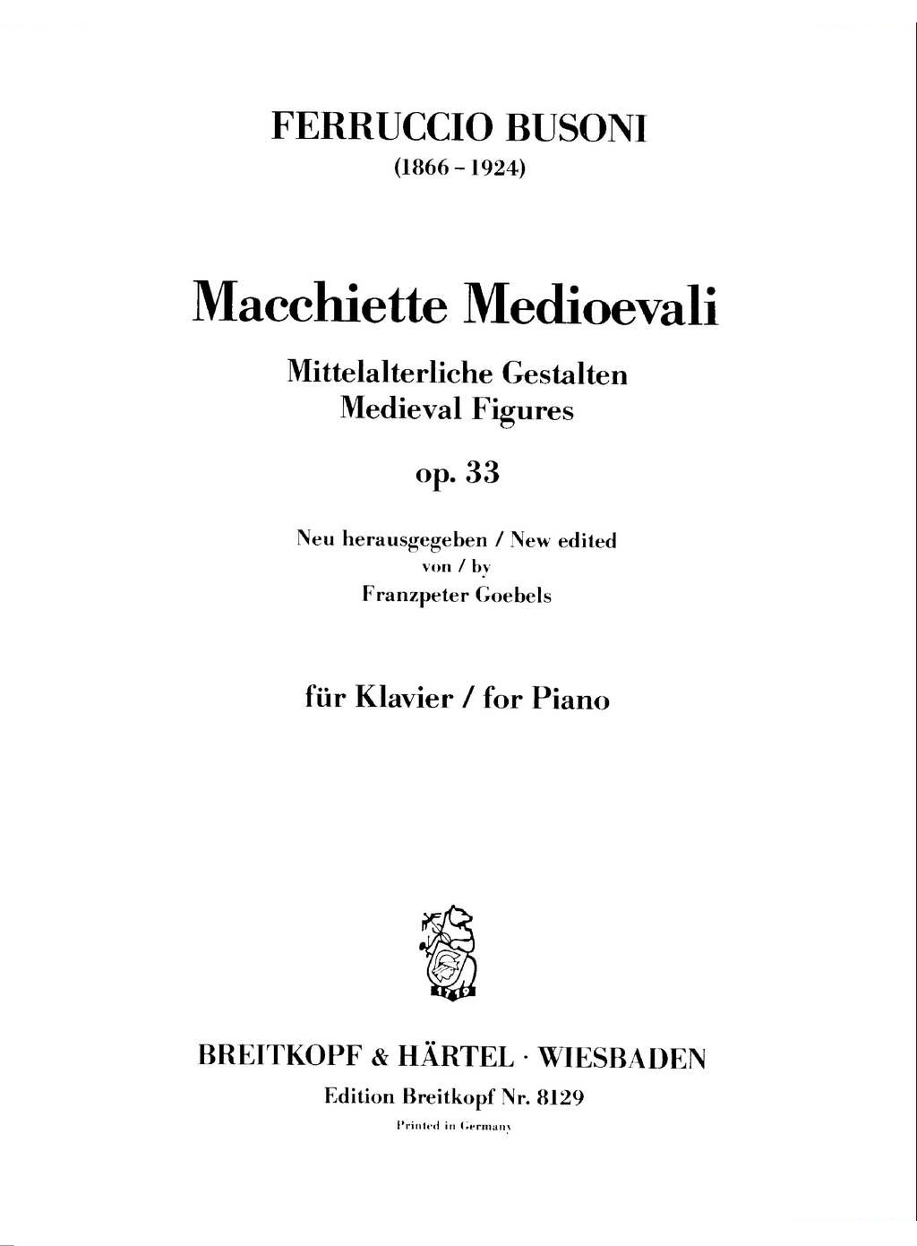 Medieval Figures op 33