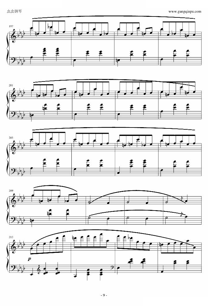 降A大调圆舞曲