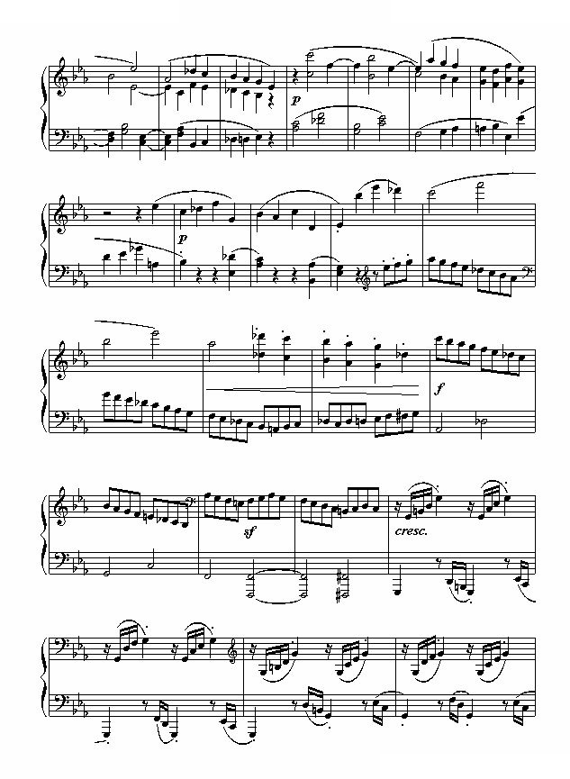 悲怆奏鸣曲第三乐章
