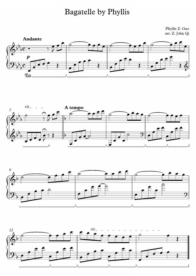 Bagatelle by Phyllis No. 2