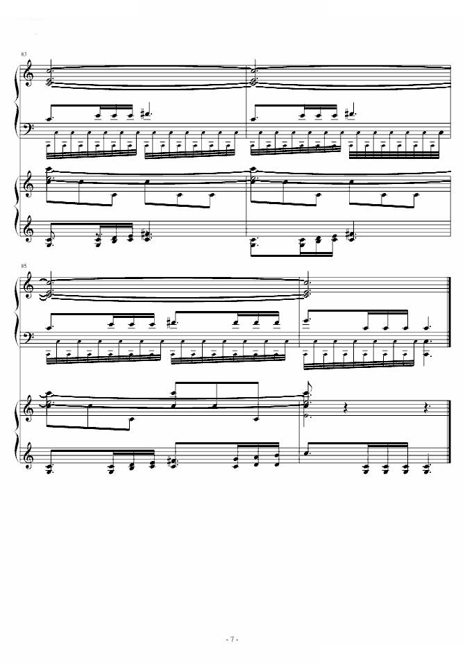 迪士尼【小美人鱼2】歌曲for a moment钢琴完整版