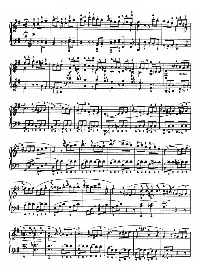 第十九钢琴奏鸣曲-（Op.49 No.1）