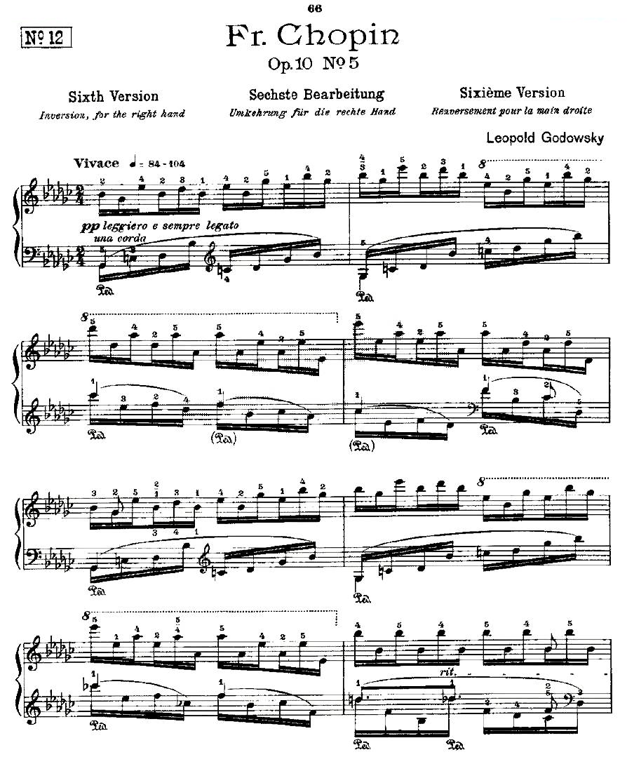 肖邦练习曲Fr.Chopin Op.10 No5-6