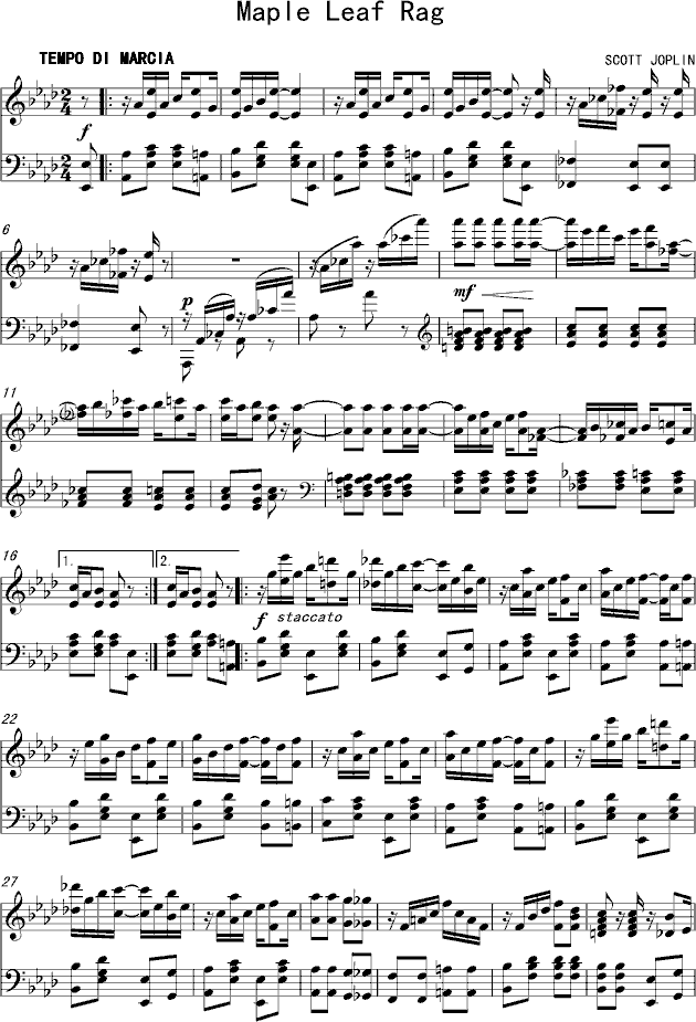 Maple Leaf Rag