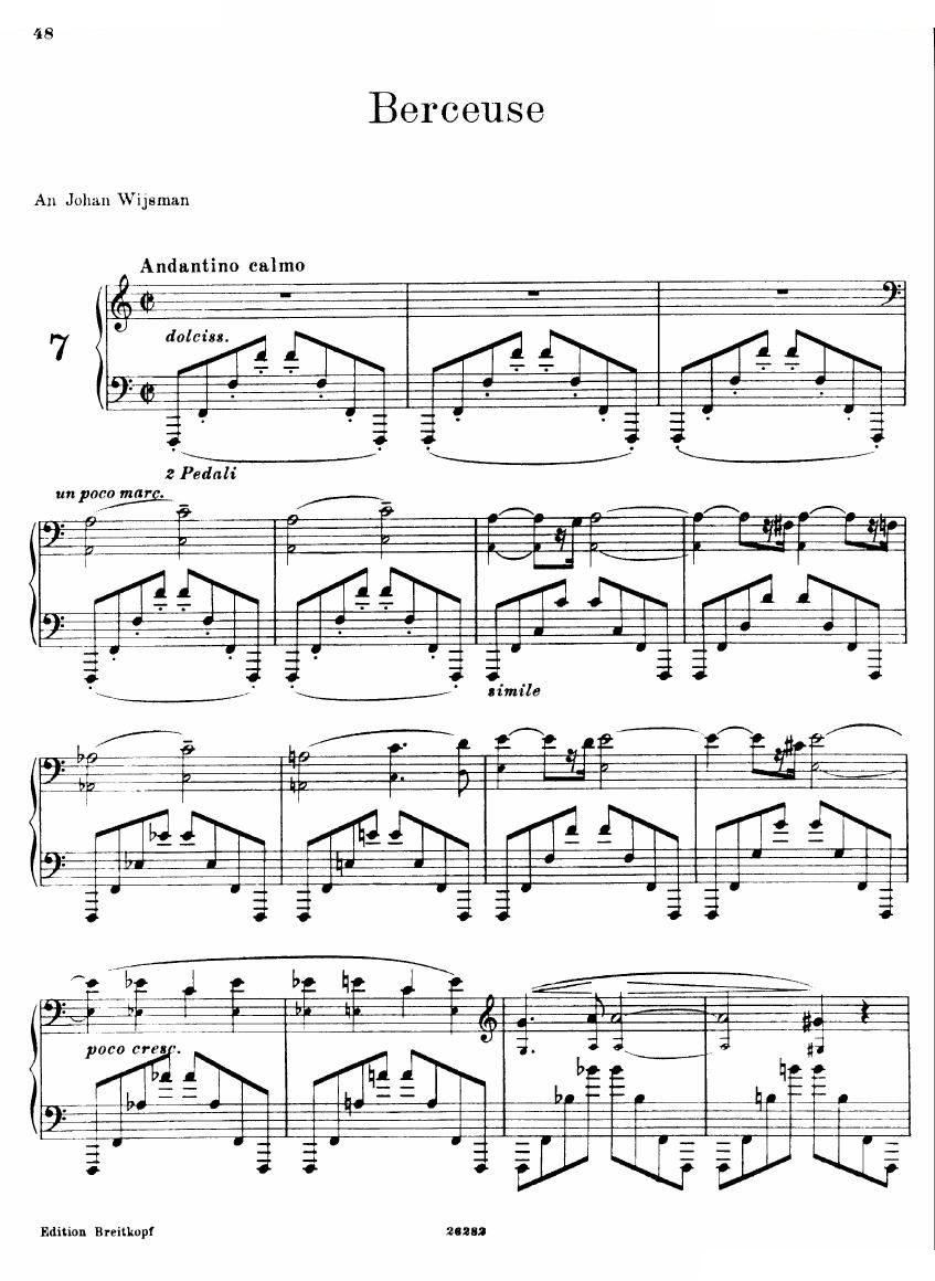Busoni[1]. Elegy No. 7