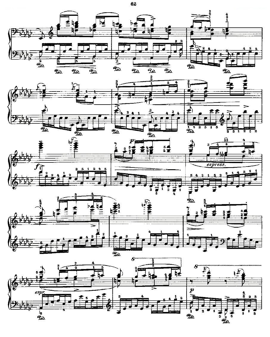 肖邦练习曲Fr.Chopin Op.10 No5-5