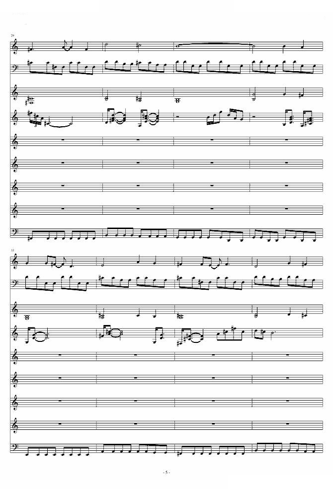 Everlasting Song 总谱