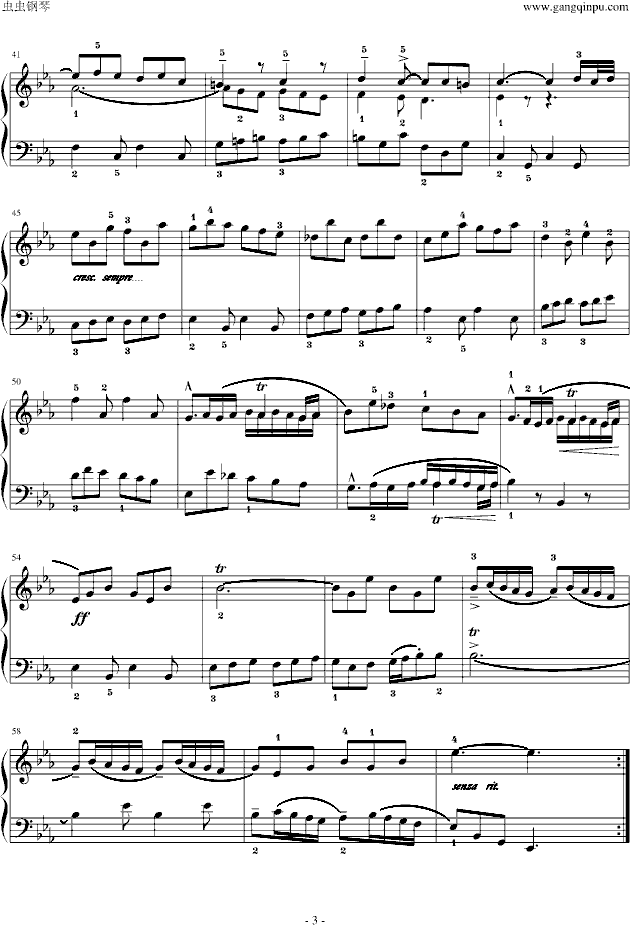 基格 法国组曲四 No.6