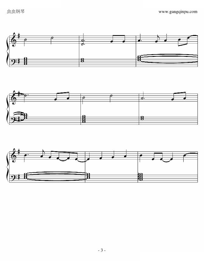 前を向いて（棋魂主题曲钢琴版，按照原版听谱）