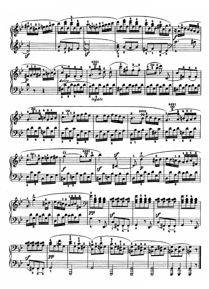 第十九钢琴奏鸣曲-（Op.49 No.1）