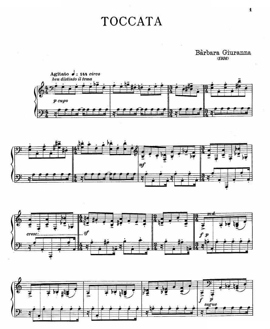 Giuranna Barbara Toccata